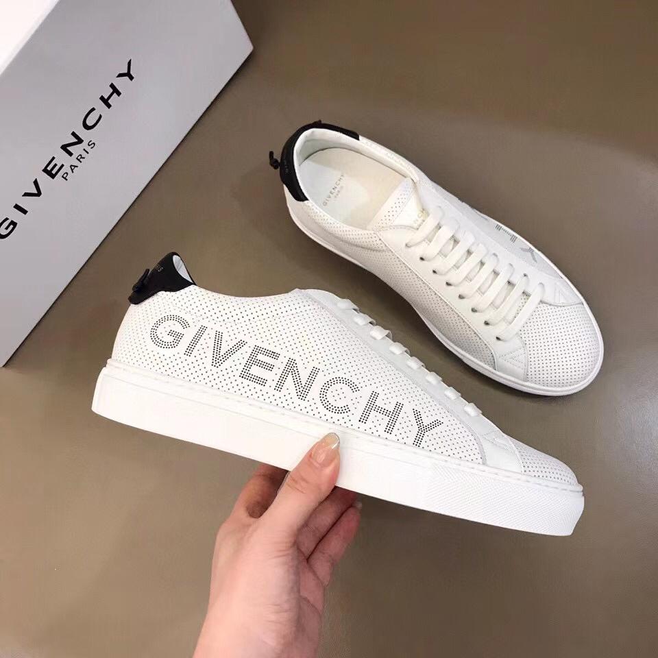 Givenchy sneakers in perforated white leather – Shop